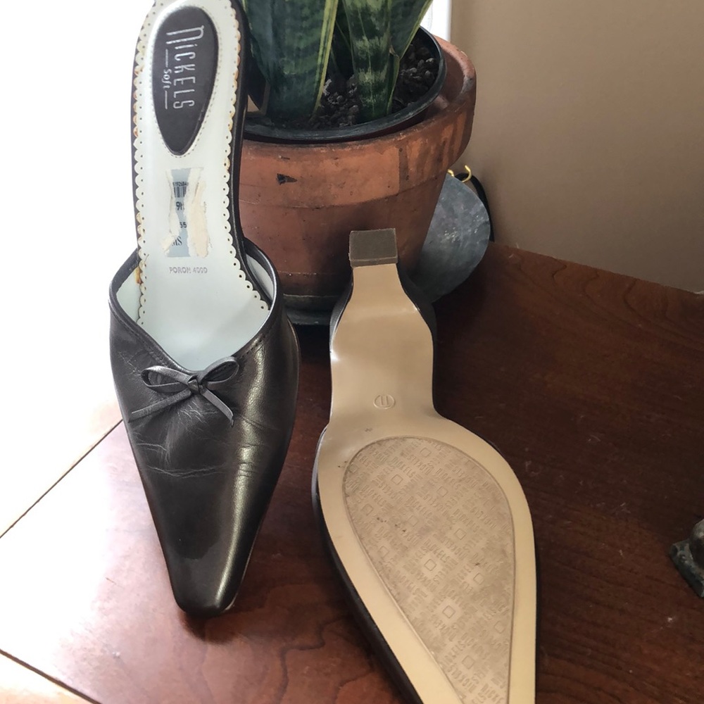 Bronze Brown Mules